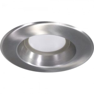Nicor DLR56-25-120V-35K-NK 13.4W LED Medium E26 Base Nickel Dimmable 5-6 Inch Downlight Retrofit