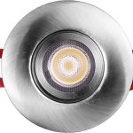 Nicor DGD311204KRDNK 3 Inch LED Gimbal Recessed Downlight Nickel