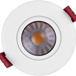 Nicor DGD311202KRDWH 3 Inch LED Gimbal Recessed Downlight White