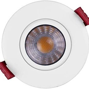 Nicor DGD311202KRDWH 3 Inch LED Gimbal Recessed Downlight White