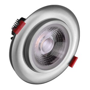 Nicor DGD411202KRDNK 4 Inch LED Gimbal Recessed Downlight Nickel
