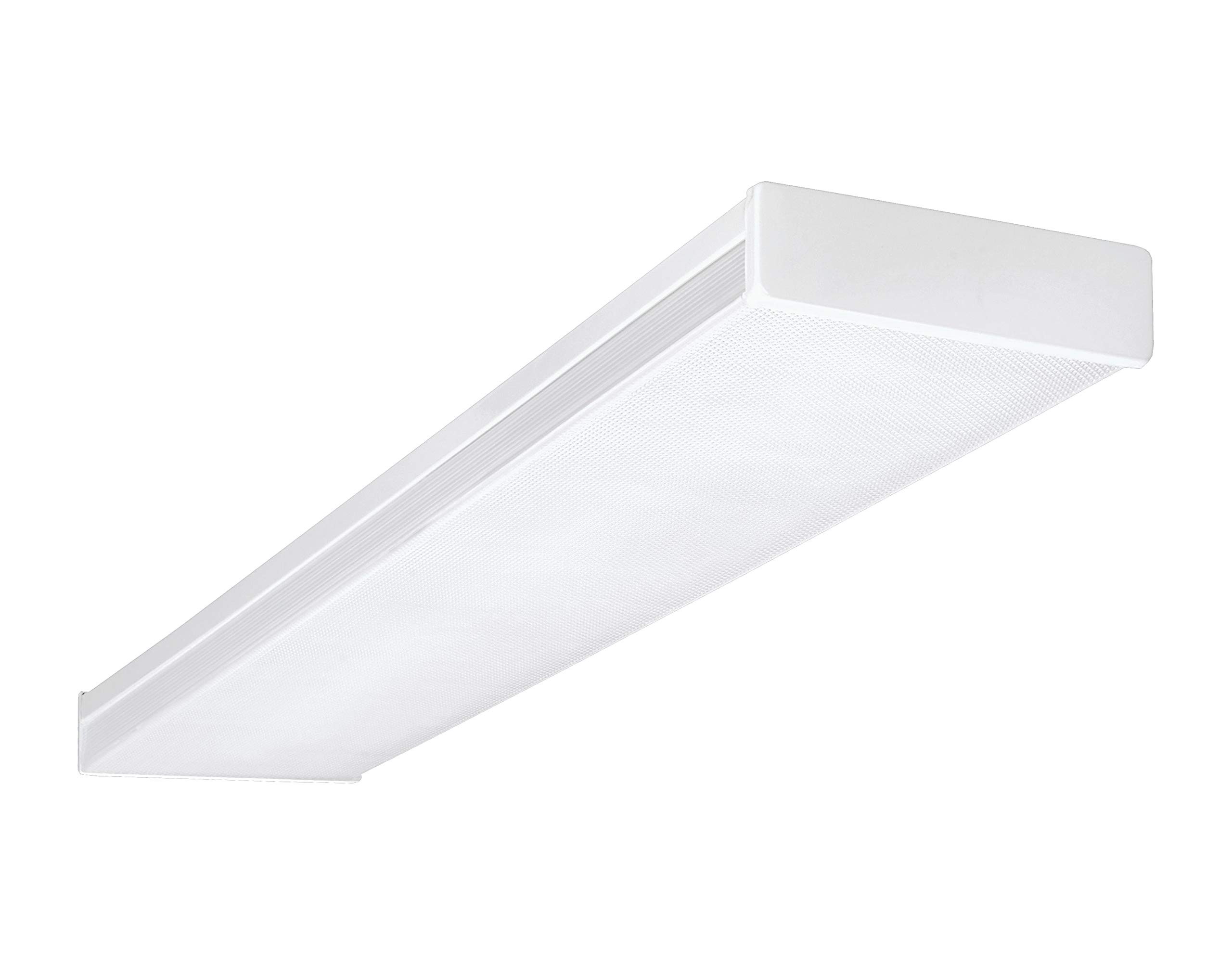 Nicor ACW-20-4S-UNV-30K ACW Series 4 Foot Dimmable LED Wraparound With Prismatic Acrylic Lens