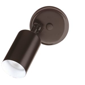 Nicor 11511 50W Black Single Cylinder Adjustable Security Floodlight