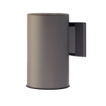 Nicor 50101BK 7 Inch Decorative Black Wall Mount Downlight