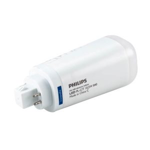 Philips 458430 10.5W 4 Pin Vertical 4000K G24q LED Bulb, Ballast Compatible