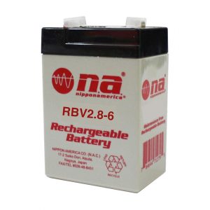 Nippon America RBV2.8-6 Rechargeable Battery 6V