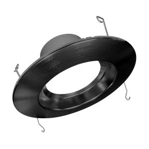 NICOR DCR562121202KBK Black High-Output LED Recessed Downlight 14.5W 1246Lm 120V