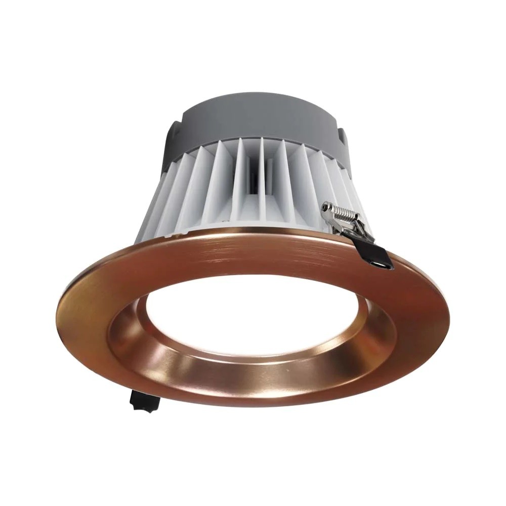 NICOR CLR82HWRVS9AC CLR-Select 8 Inch Aged Copper High Output Commercial Canless LED Downlight Kit
