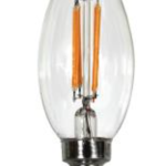 MaxLite EF4B10D930/JA8 ENCLOSED 4W LED FILAMENT B10 90+CRI 3000K DIM E12 JA8