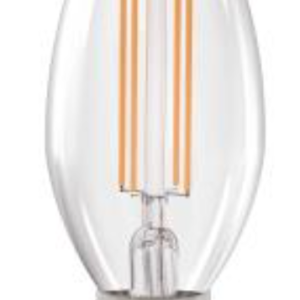 MaxLite F4B10D27 4W LED FILAMENT B10 80 CRI 2700K DIM E12