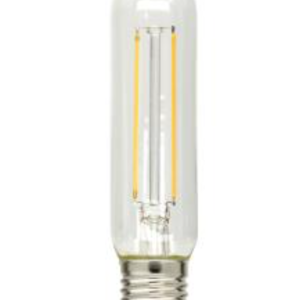 MaxLite F4T10DLED927/JA8 4W LED FILAMENT T10 90+ CRI 2700K DIM CLEAR GLASS JA8