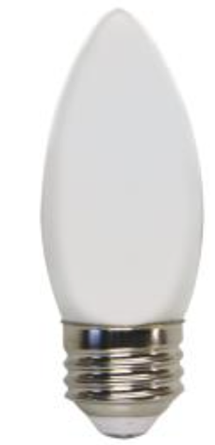 MaxLite FF4B11D927E26 4W LED FROSTED FILAMENT B11 2700K DIM E26 BASE