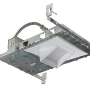 Nicor DLQ5-MA-FIXT-2K-WH DLQ5-MA Series 5 Inch Multi-Adjustable Square LED Fixture With Housing 2700K
