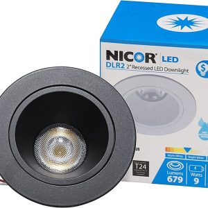 Nicor DLR2-10-120-3K-OB DLR2 Series 2 Inch Retrofit LED Downlight Oil-Rubbed Bronze 3000K