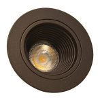 Nicor DLR2-10-120-3K-OB-BF DLR2 Series 2 Inch Retrofit LED Downlight With Baffle Trim Oil-Rubbed Bronze 3000K