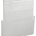 Garvin Southwire Device Partition For 1-1/2 Inch Deep 4 Inch Square Junction Box With 1/2 3/4 Or 1 Inch Raised Cover (LVP41)