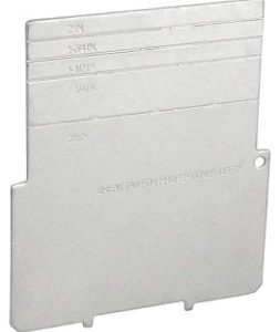 Garvin Southwire Device Partition For 1-1/2 Inch Deep 4 Inch Square Junction Box With 1/2 3/4 Or 1 Inch Raised Cover (LVP41)