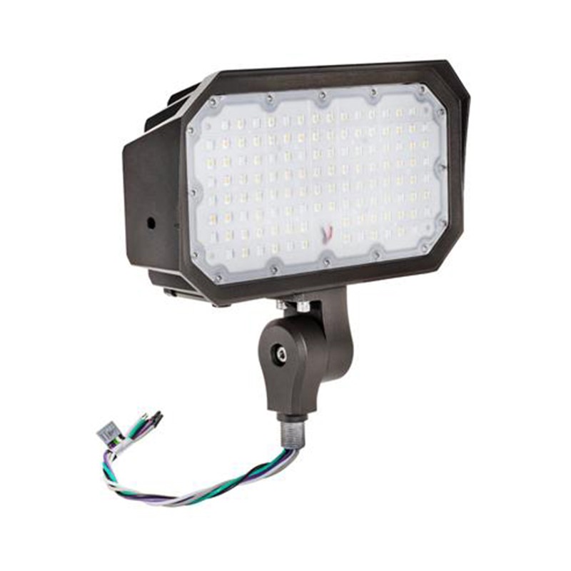 Topaz F-FL/70/50K/KN/BZ-87 70W LED Medium Power Flood Light with Knuckle Mount, 5000K
