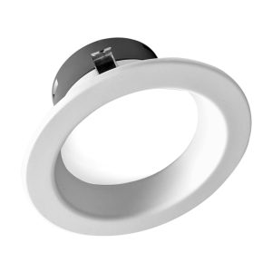 Nicor DLR4607120SWHBF DLR4(v6) 4 Inch White Selectable Recessed LED Downlight With Baffle