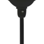 MaxLite ML1E242DARBK27-V2 TORCHIERE ARCHITECTURAL BLACK FINISH WITH 2 X 12W 2700K JA8 COMPLIANT E26 SOCKET LED LAMP