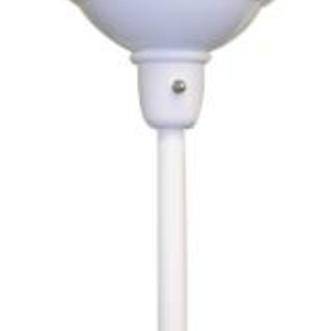 MaxLite ML1E242DARWH27-V2 TORCHIERE ARCHITECTURAL WHITE FINISH WITH 2 X 12W 2700K JA8 COMPLIANT E26 SOCKET LED LAMP