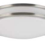 MaxLite ML2LALABNU249CSEM CEILING FIXTURE LED, LARGE, 16" ARCH, BRUSHED NICKEL, 24W 120-277V, 0-10V DIMMING, BATTERY BACKUP