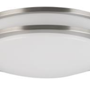 MaxLite ML2LALABNU249CSEM CEILING FIXTURE LED, LARGE, 16" ARCH, BRUSHED NICKEL, 24W 120-277V, 0-10V DIMMING, BATTERY BACKUP