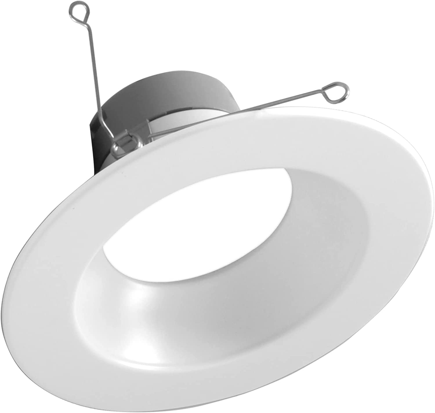 Nicor DLR56612120SBK DLR56(v6) 5/6 Inch 1200Lm Selectable Recessed LED Downlight With Black Magnetic Snap-On Trim
