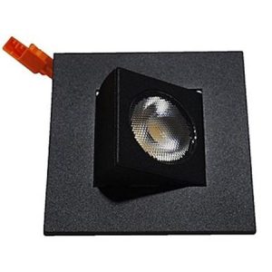 Nicor DQR2-AA-10-120-3K-BK DQR Series 2 Inch Square Eyeball LED Downlight 3000K