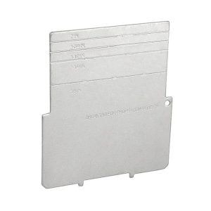 Garvin Southwire Device Partition For 1-1/2 Inch Deep 4 Inch Square Junction Box With 5/8 1-1/4 1-1/2 Or 2 Inch (LVP42)
