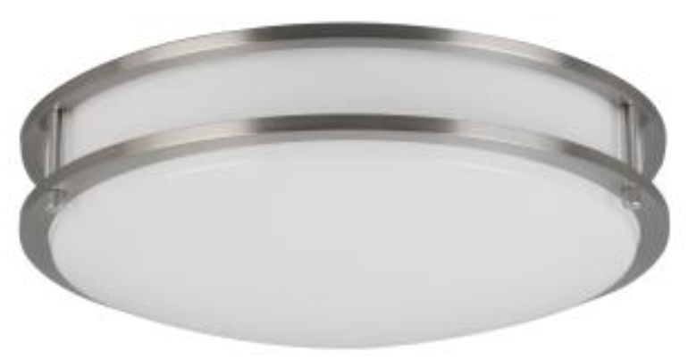 MaxLite ML2LAMABNU209CSEMMSV CEILING FIXTURE LED MEDIUM 14" BRUSHED NICKEL 20W 120-277V 0-10V DIMMING EM BI-LEVEL MOTION SENSOR