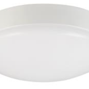 MaxLite ML2LAMPWHU209CSEMMSV CEILING FIXTURED LED MEDIUM 13" PUFF WHITE 20W BATTERY BACKUP BI-LEVEL MOTION SENSOR