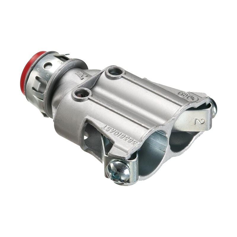 Arlington 383810AST 3/8in SNAPIT Duplex Connectors with Insulated Throat (Pack of 100)