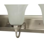 MaxLite ML8E303TUNI27-V2 VANITY BAR TULIP NICKEL FINISH WITH 3X9W 2700K JA8 COMPLIANT E26 SOCKET LED LAMP