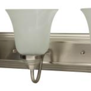 MaxLite ML8E303TUWH27-V3 VANITY BAR TULIP WHITE FINISH WITH 3X9W 2700K JA8 COMPLIANT E26 SOCKET LED LAMP V3