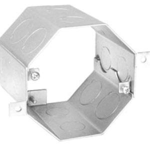 Garvin Southwire Octagon Concrete Box 3-1/2 Inch Deep (8) 1/2 Inch And (8) 3/4 Inch Side Knockouts (OCR-350)