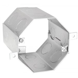 Garvin Southwire Octagon Concrete Box 3-1/2 Inch Deep (8) 3/4 Inch And (8) 1 Inch Side Knockouts (OCR-350341)