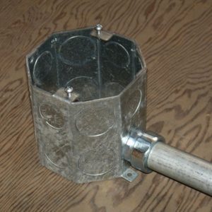 Garvin Southwire Octagon Concrete Box 4 Inch Deep (8) 3/4 Inch And (8) 1 Inch Side Knockouts (OCR-400341)