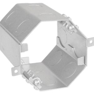 Garvin Southwire Octagon Concrete Box 4 Inch Deep Fan And Fixture Support(8)1/2 Inch And(8)3/4 Inch Side Knockouts (OCR-400FAN)