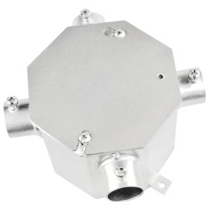 Garvin Southwire Concrete Slab Octagon Box Assembly 3-1/2 Inch Deep With (4) 3/4 Inch Set Screw Connectors (OCA35075)