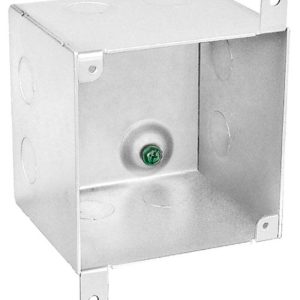 Garvin Southwire 4 Square 3-1/2 Inch Extra Deep Concrete Box With (8) 3/4 Inch Side Knockouts (52181-3/4-SPKR)