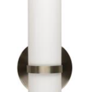 MaxLite ML9LAFBN09827- WALL SCONCE LED FLEMING BRUSHED NICKEL - 9W, 120V, TRIAC DIMMING, 80 CRI - CCT SELECTABLE 2700/3000/4000K