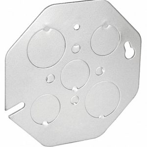 Garvin Southwire Octagon Concrete Box Cover With (3) 1/2 Inch And (2) 3/4 Inch Conduit Knockouts (CBP)