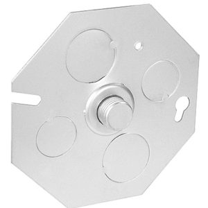 Garvin Southwire Octagon Concrete Box Cover With (3) 1/2 Inch And (2) 3/4 Inch Conduit Knockouts(CBP-3/8)