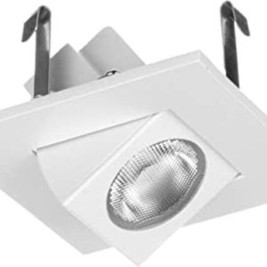 Nicor DQR2-AA-10-120-2K-WH DQR Series 2 Inch Square Eyeball LED Downlight White
