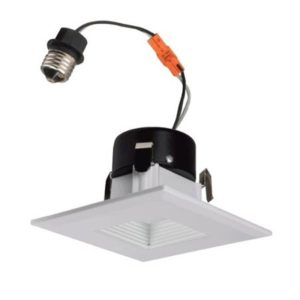 Nicor DQR5-10-120-2K-WH-BF DQR Series 5 Inch White Square LED Recessed Downlight