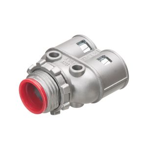 Arlington 4040AST 1/2in SNAPIT Duplex Connectors with Insulated Throat (Pack of 100)