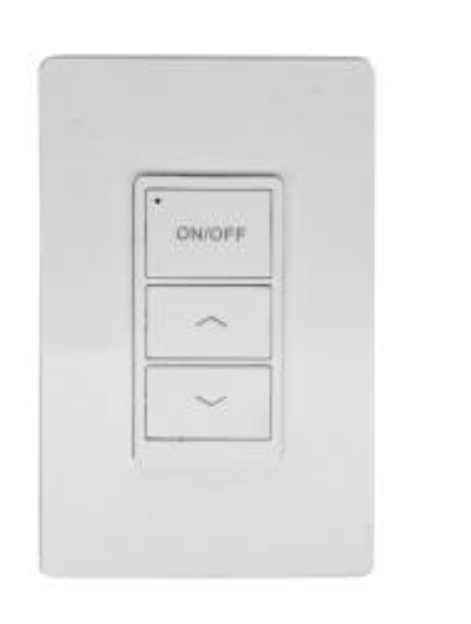 MaxLite WNS3-W NETWORK CONTROLS (BLUETOOTH) 3 BUTTON WALL SWITCH WHITE