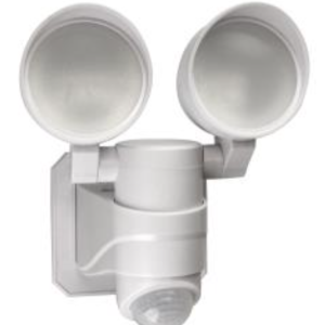 MaxLite EML-MS EMERGENCY SECURITY LIGHT, 2 ADJUSTABLE HEADS WITH MOTION SENSOR, WHITE, BATTERY BACKUP