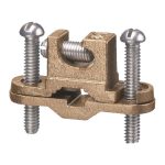 Arlington 717DB 3/8in to 1in Bronze Bare Wire Ground Clamp with Open Lug (Pack of 100)